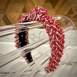 LELE SADOUGHI - Terracotta Beaded Knotted Headband